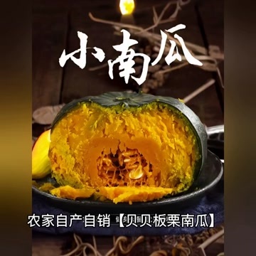 龙州县一件代发【农家】种植广西贝贝板栗南瓜粉糯香甜新鲜老南瓜9斤装