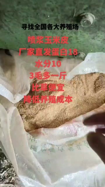 石家庄喷浆玉米皮