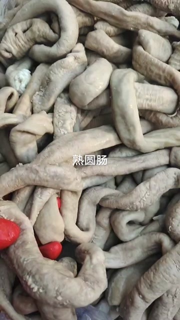 阳信县全熟牛圆肠，5斤一卷50斤一件
