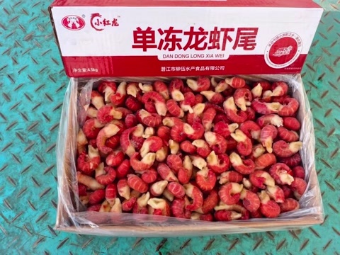 中牟县柳伍小龙虾，小红龙一件净重5件