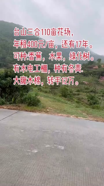 台山市台山三合转让费12万