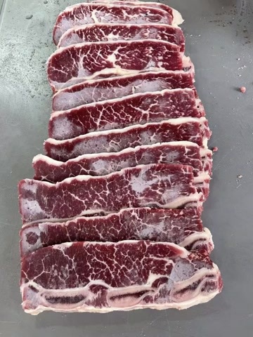 上海澳洲谷饲牛仔骨原装冷冻牛产品港口直发 冷链运输当天发
