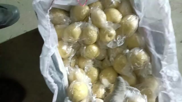 昌黎县急售金黄色蜜梨，它脆甜可口，汁多肉细，不黑心不变色产地直销。