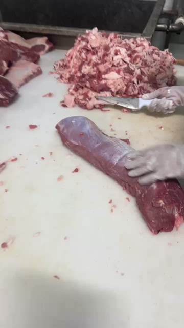 国产带筋膜三号肉猪里脊肉