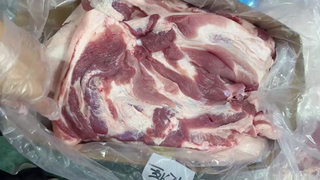 肥猪去皮前上肉