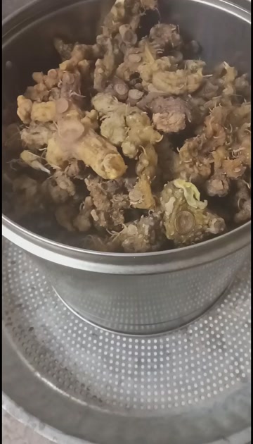 干品甜黄精，湘西西晃山特产多花姜形甜黄精(富硒)滋补。