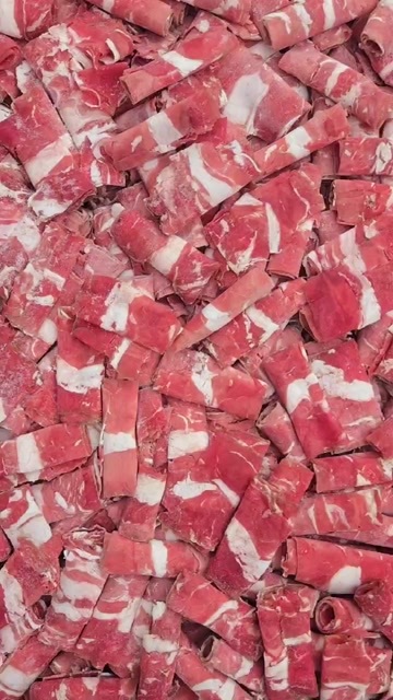 郑州牛肉片原切，瘦度90以上