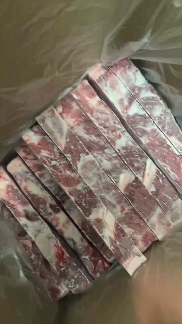 长沙精修五花肉条，高宽4厘米