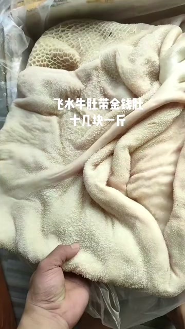 佛山新鲜飞水牛肚，价格便宜，纯干，全国可发，牛肚金钱肚