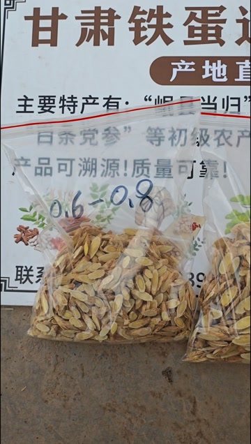 甘肃岷县黄芪白皮芪切片 ！农户自家种植！品质可靠！可以溯源！
