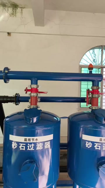 大型钢制双砂石过滤器