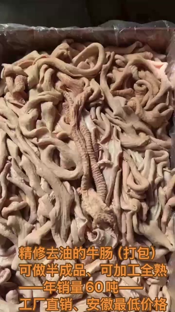 抛开去油（半成品牛肠）纯干出成高