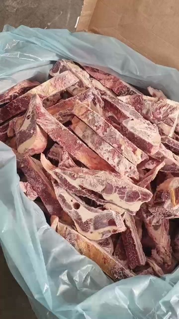 临沂牛小排切块实拍，黄油牛小排