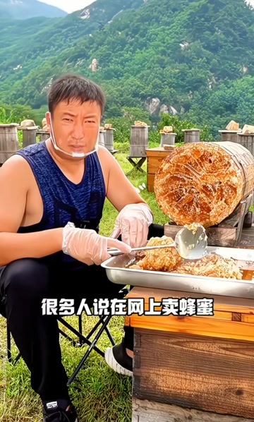 济南【木桶原装】野生蜂蜜农家土蜂蜜天然100纯百花蜜沙枣不纯包退