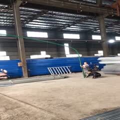 天津 包塑管养殖大棚。调型成功  跨度8.5米