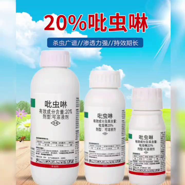 20%吡虫啉蚜虫稻飞虱腻虫蓟马叶蝉花卉蔬菜果树茶叶农药杀虫剂