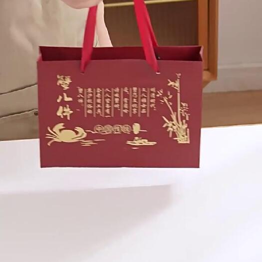 昆山市厂家供应蟹八件不锈钢吃蟹专用工具配手提袋吃蟹工具蟹叉蟹剪中秋